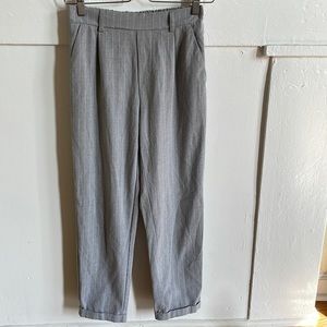 Stradivarius Women’s Gray Stripped Pants